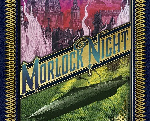 Jeter's 1979 novel (here with a contemporary cover) was a science-fiction/fantasy tale set in 19th century England threatened by the eponymous creatures from The Time Machine. It was in describing it, along with the work of his colleagues Blaylock and Peters, that Jeter invented the term "Steampunk[s]."
